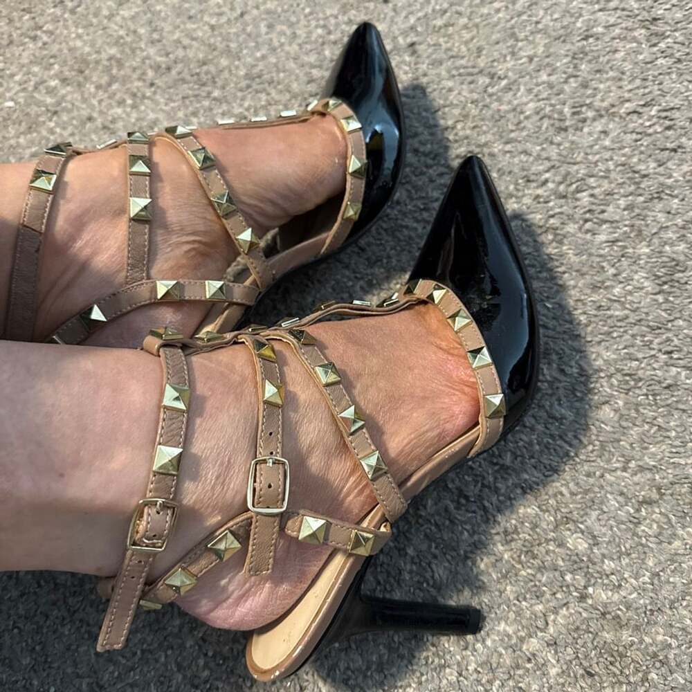 Bcbgeneration Studded T-Strap Pumps Size 9M
